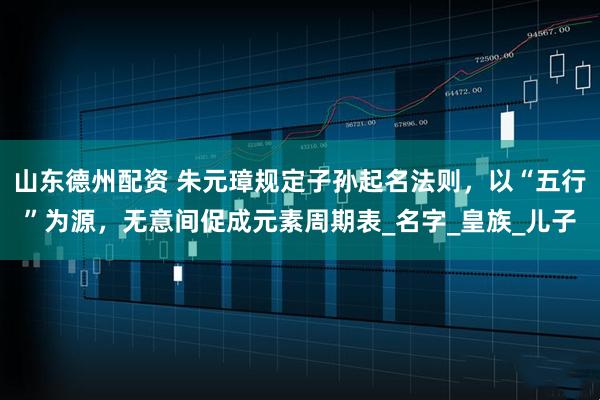 山东德州配资 朱元璋规定子孙起名法则，以“五行”为源，无意间促成元素周期表_名字_皇族_儿子